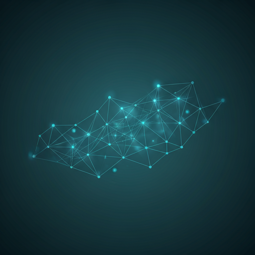 Red abstracta representando automatización digital